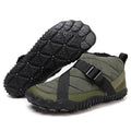 Outdoor five finger snow boots waterproof cotton shoes with plush and thickened hiking cotton boots