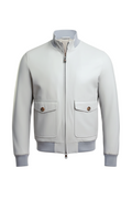 Kired by Kiton INN Lambskin-Virgin Wool Bomber