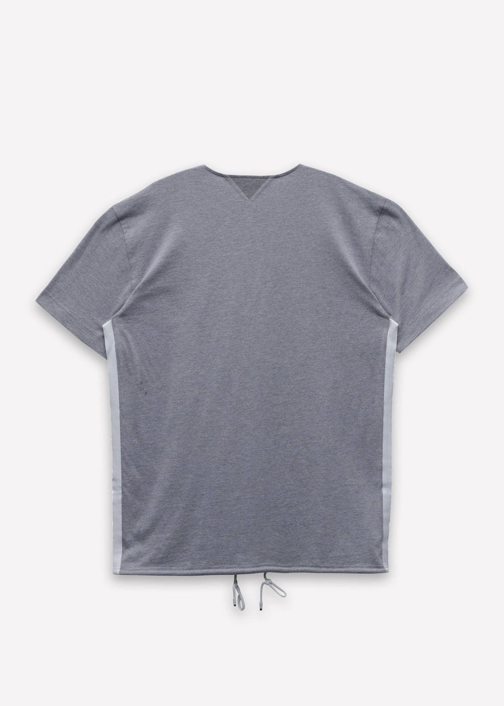 Men's Side Seam Tape Short Sleeve Tee in Heather Grey - Konus Brand