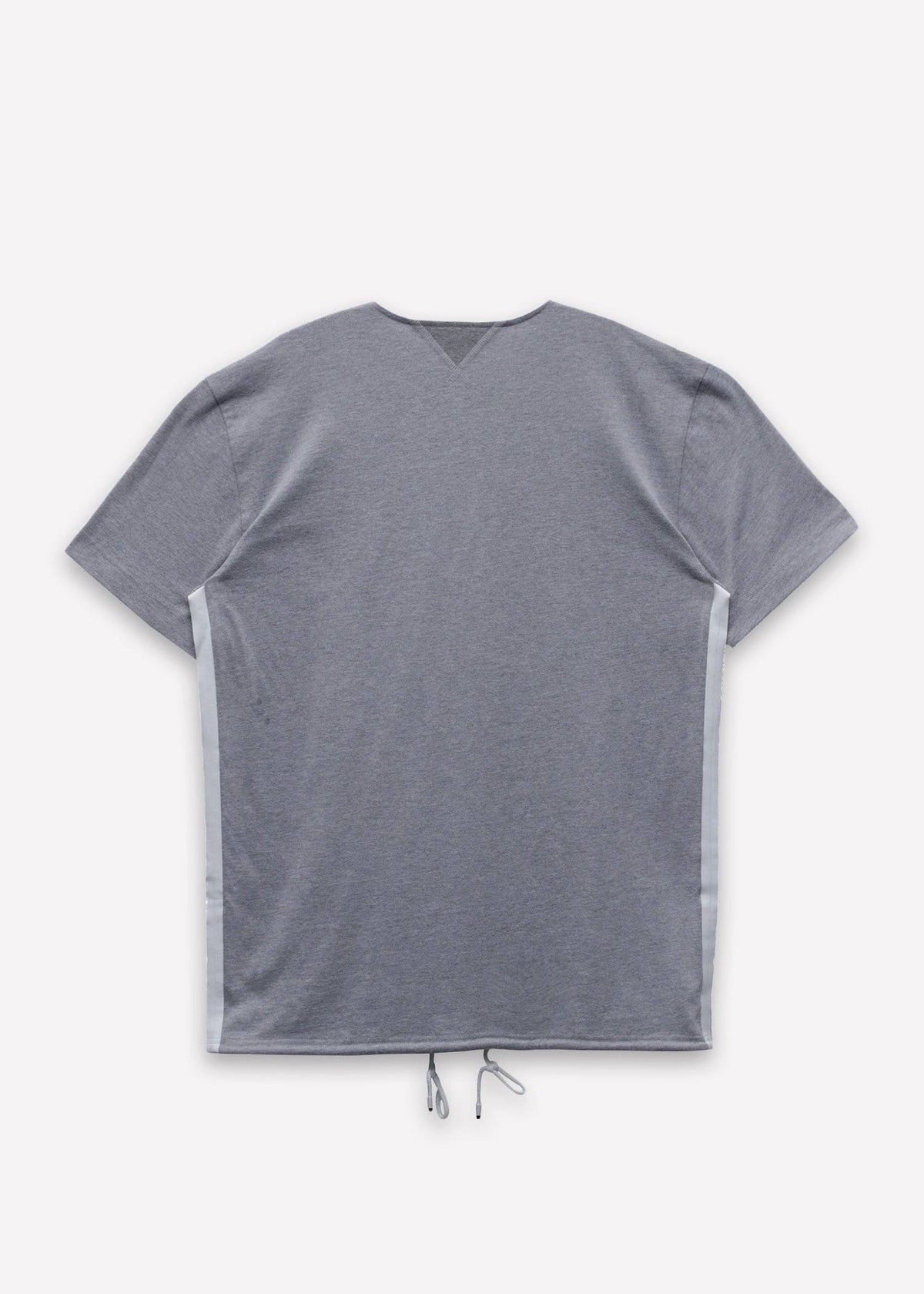 Men's Side Seam Tape Short Sleeve Tee in Heather Grey - Konus Brand