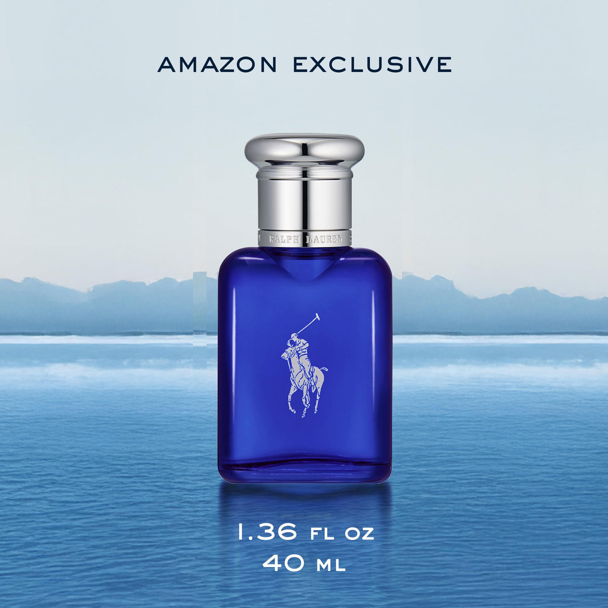 RALPH LAUREN FRAGRANCES - Polo Blue - Eau de Toilette - Men's Cologne - Aquatic & Fresh - With Citrus, Sage, and Suede - Medium Intensity