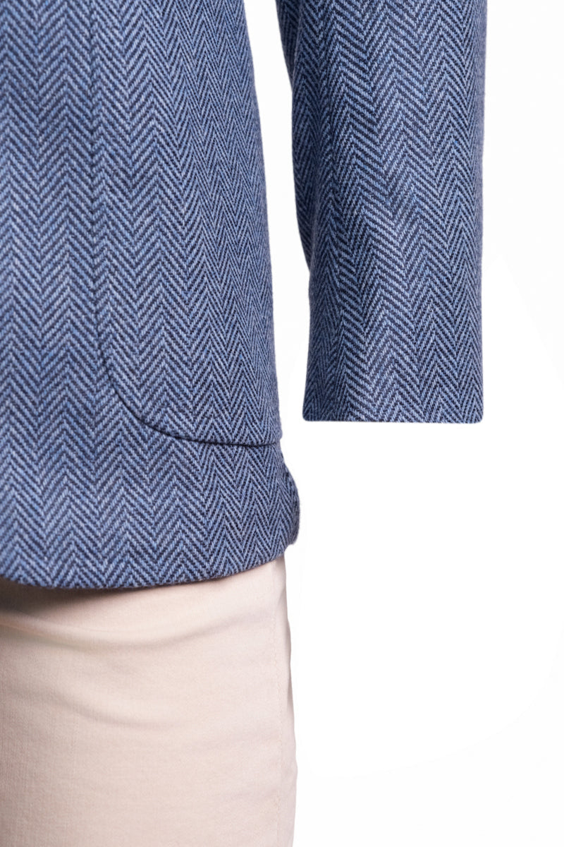 Sartorio Herringbone Virgin Wool Sport Jacket