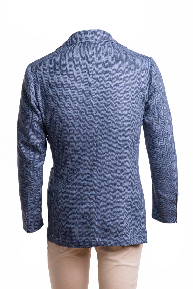 Sartorio Herringbone Virgin Wool Sport Jacket