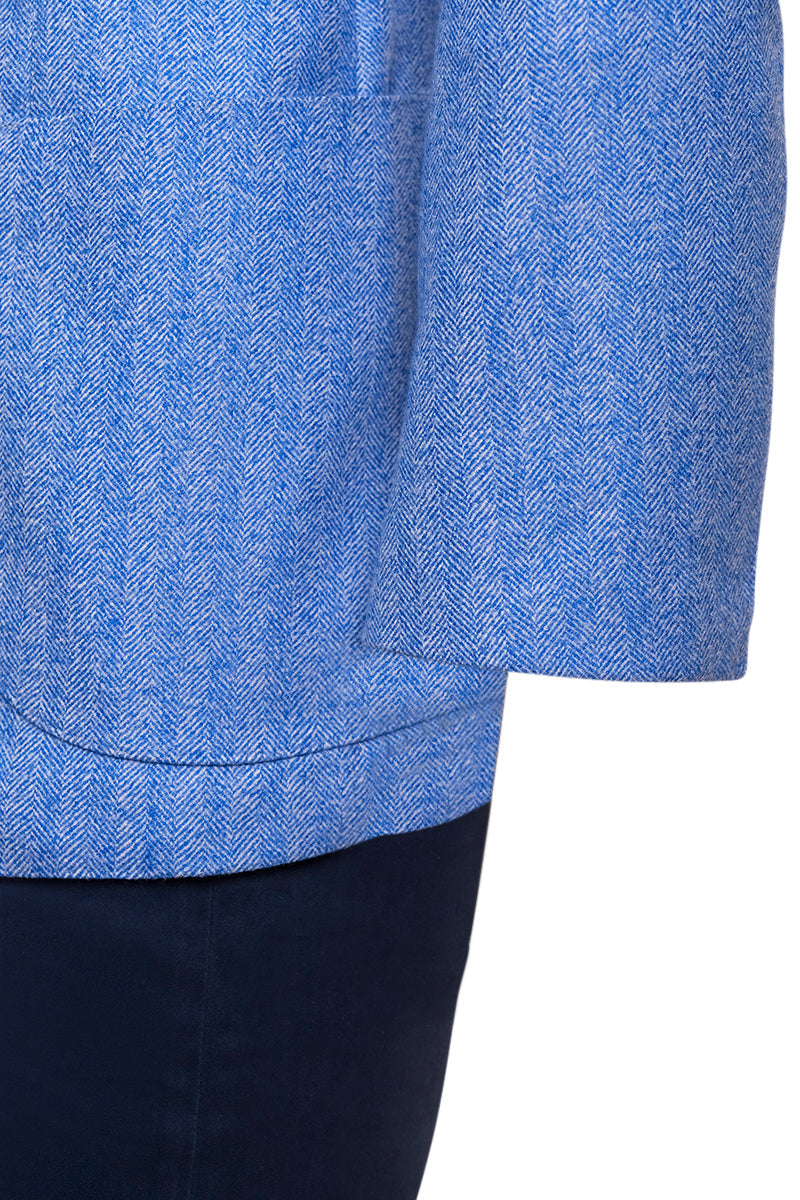 Sartorio Herringbone Virgin Wool Sport Jacket