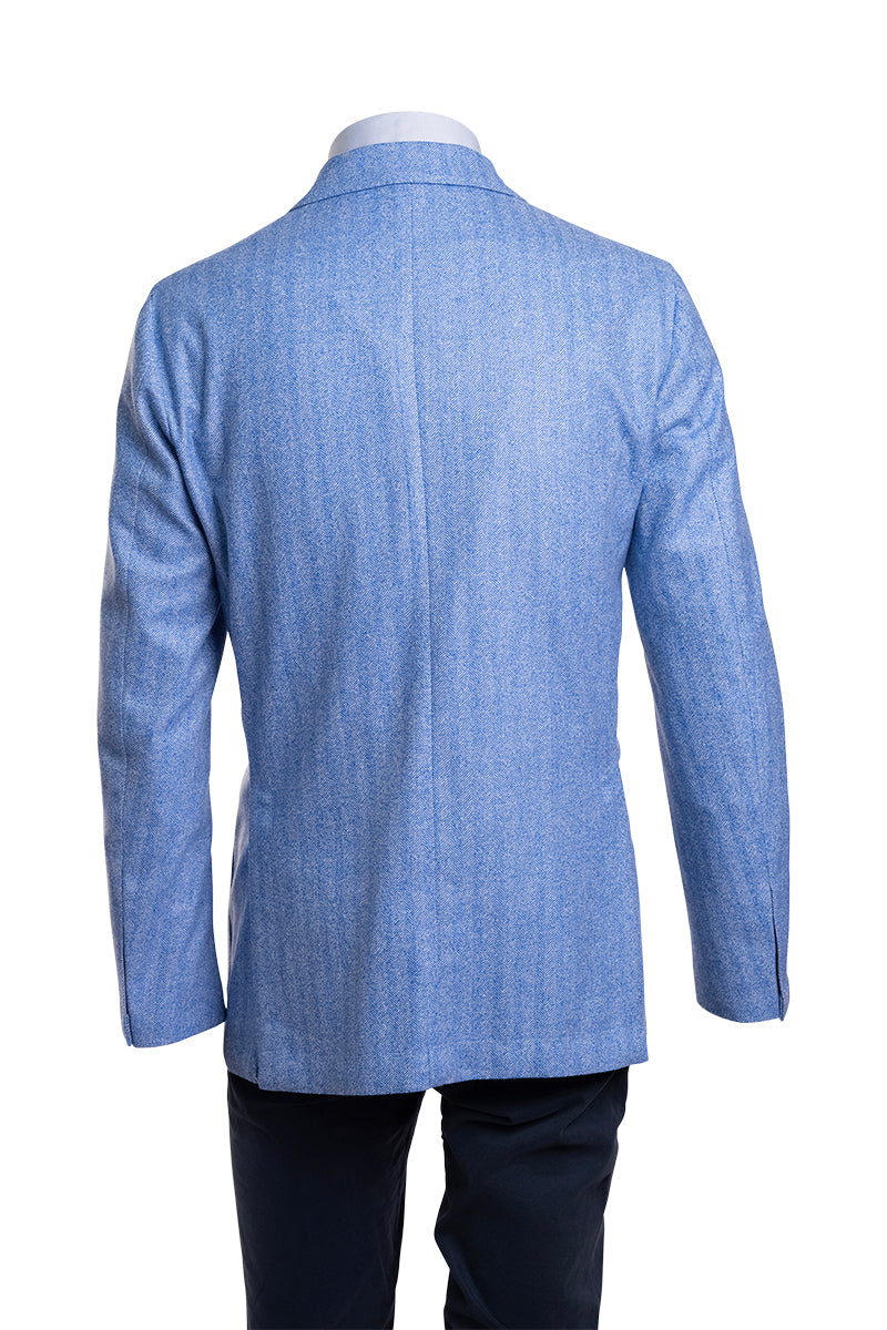 Sartorio Herringbone Virgin Wool Sport Jacket