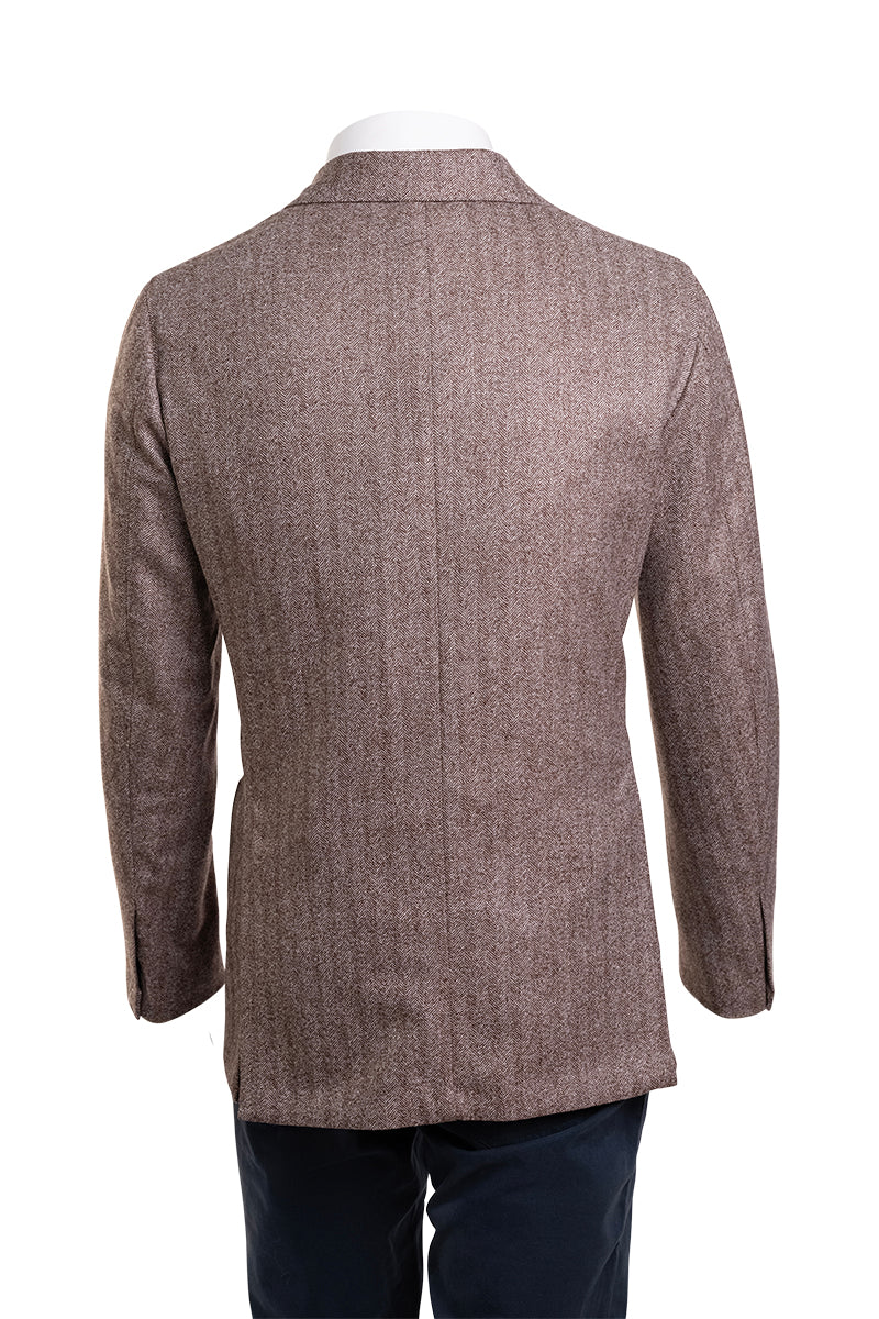 Sartorio Herringbone Virgin Wool Sport Jacket