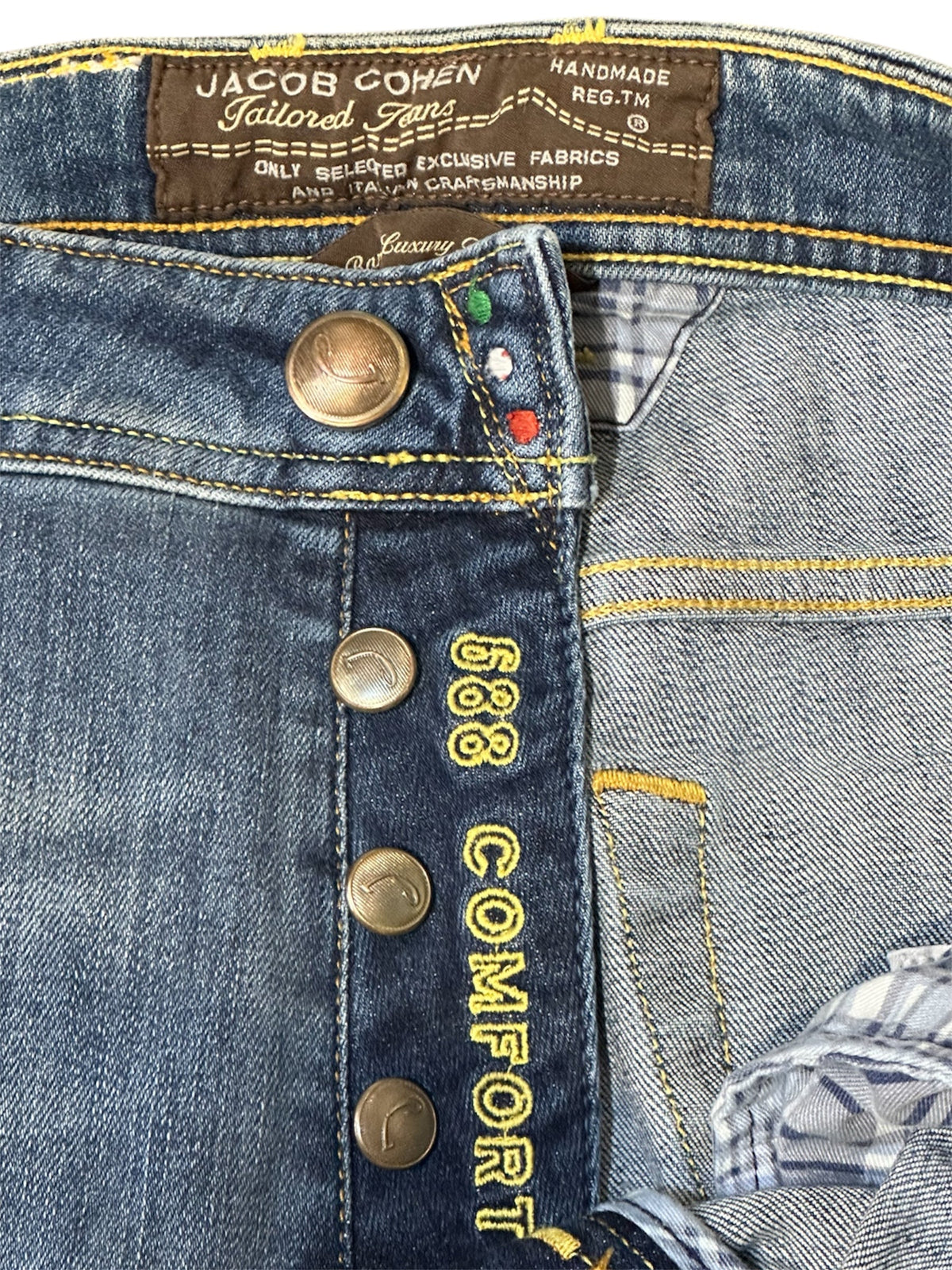 Jacob Cohen 688 Comfort Classic Pocket Cotton Jeans