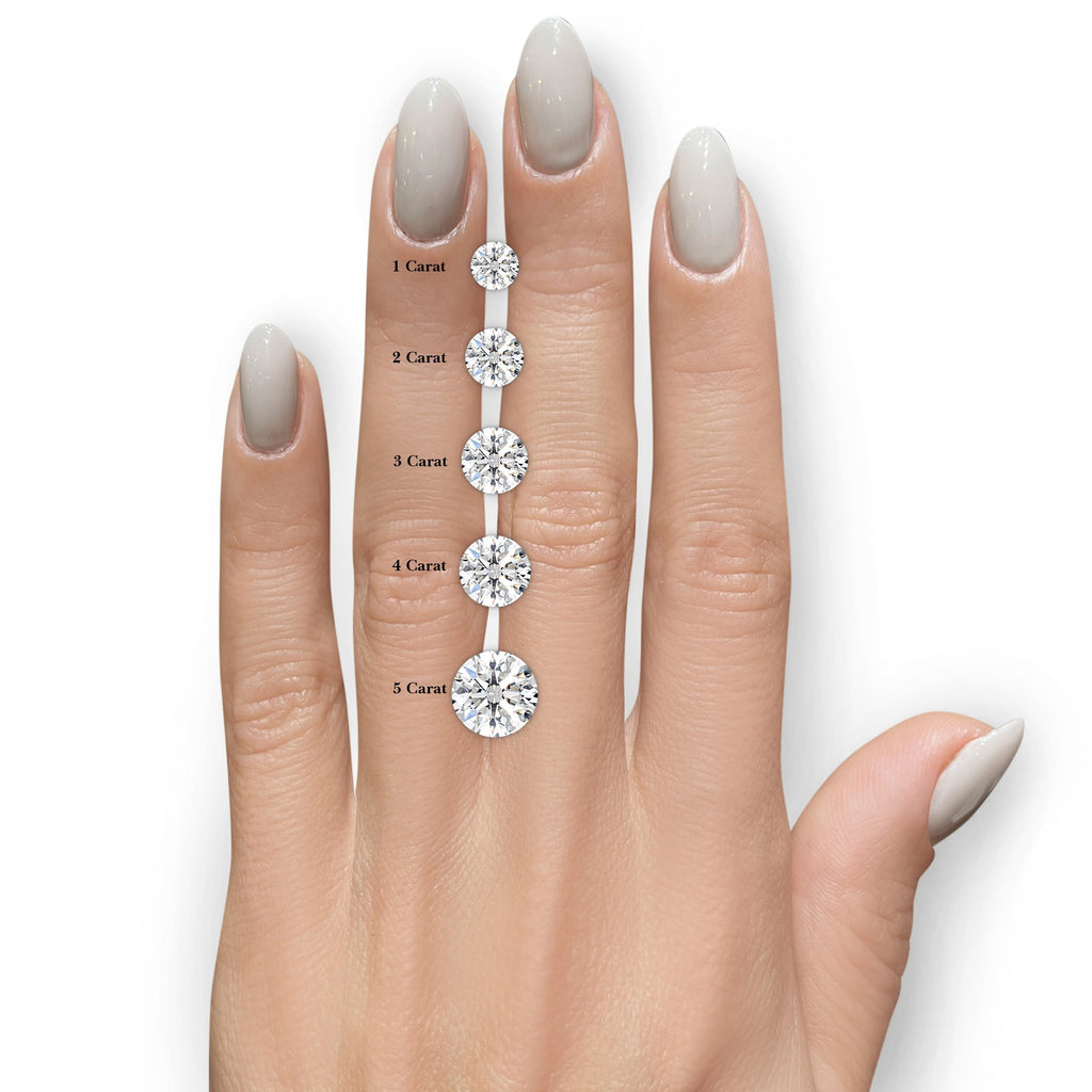 4.00 CTW Lab-Grown Diamond Stud Earrings in 14K Gold