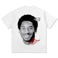 Men's Kobe Bryant Portrait Oversized Cotton Basketball Tee