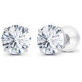 1.00 CTW Round Lab-Grown Diamond Stud Earrings in 14K Gold
