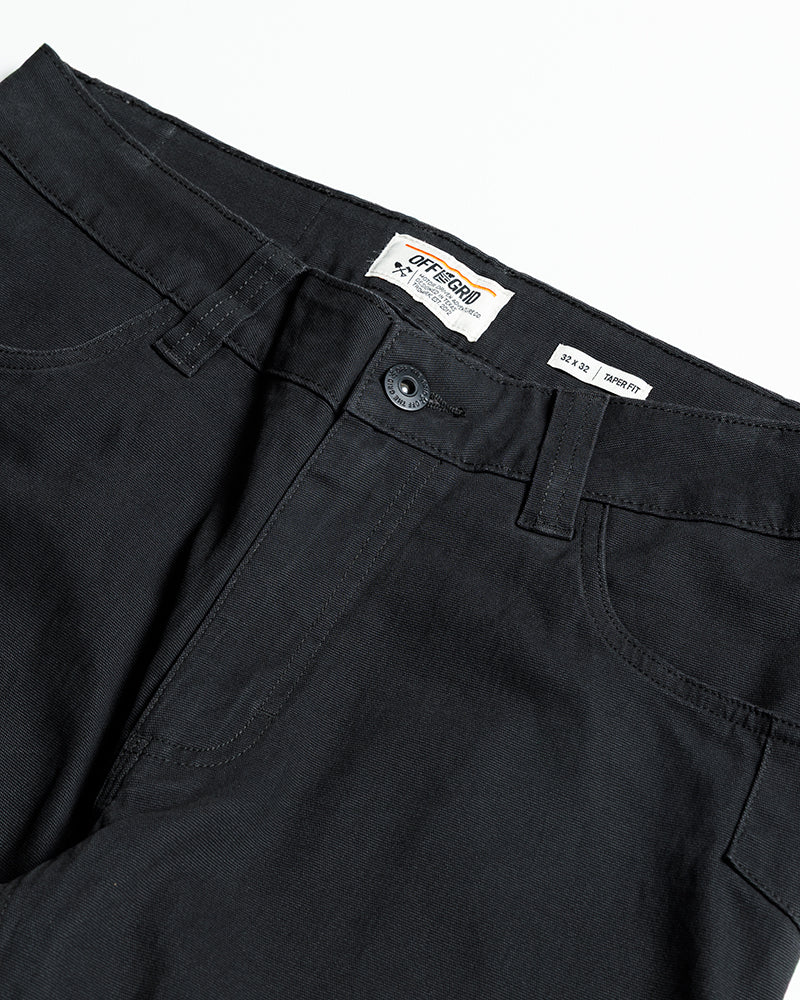 Trailblazer Taper Fit Pants - Vintage Blak