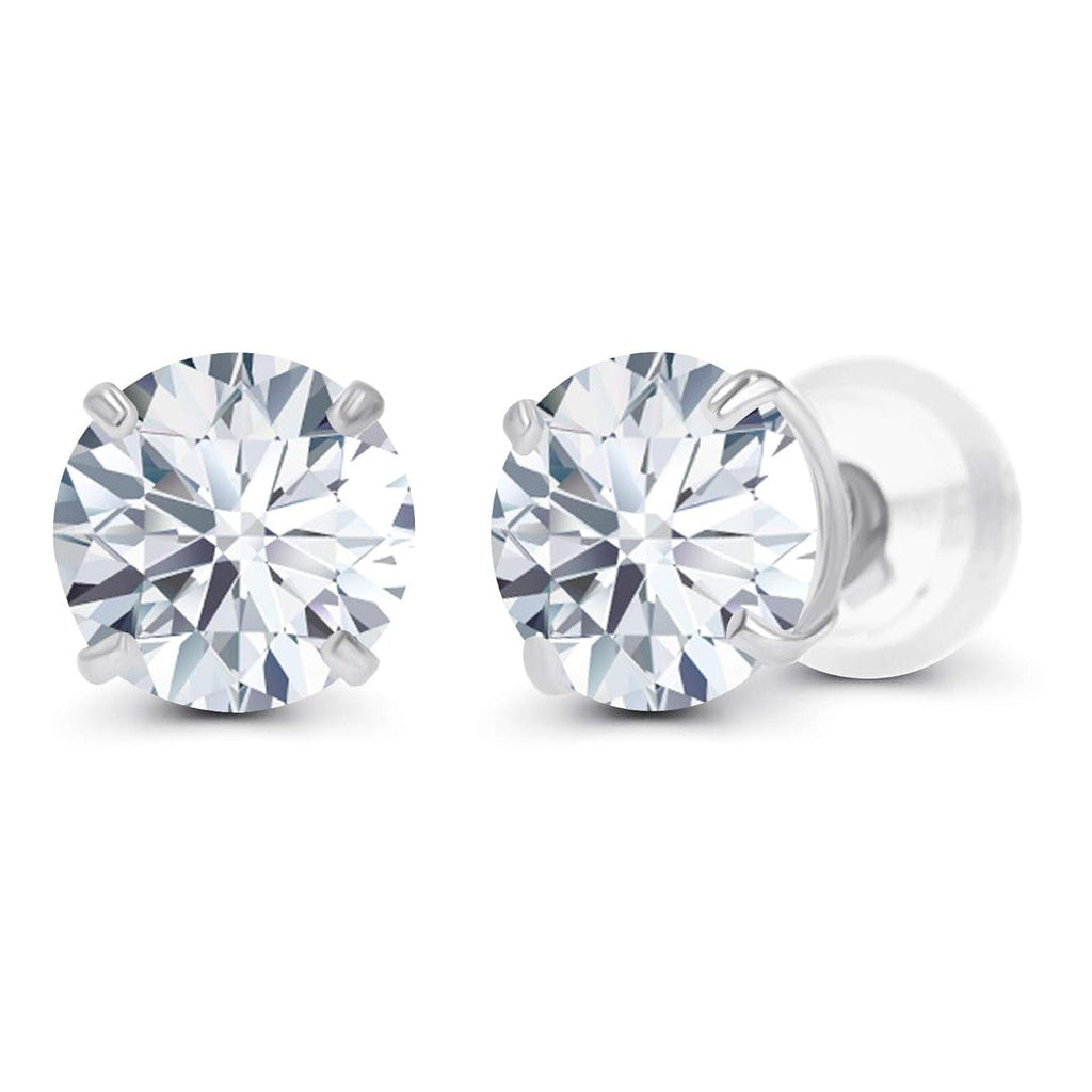1.00 CTW Lab-Grown Diamond Stud Earrings in 14K Gold