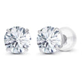 1.00 CTW Lab-Grown Diamond Stud Earrings in 14K Gold