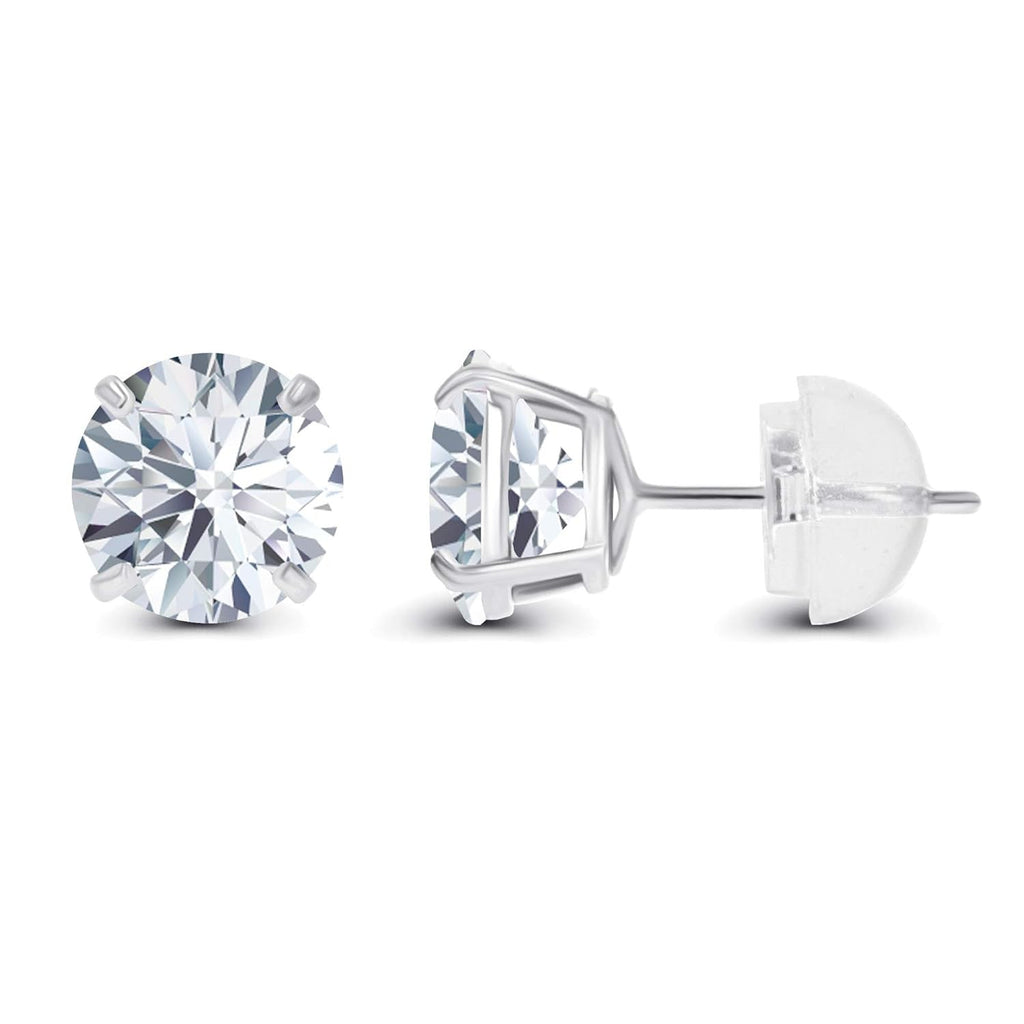 1.00 CTW Lab-Grown Diamond Stud Earrings in 14K Gold