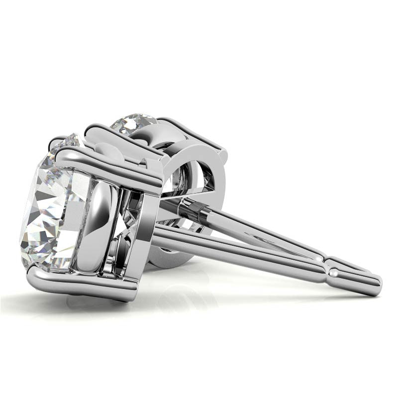 4.00 CTW Lab-Grown Diamond Stud Earrings in 14K Gold