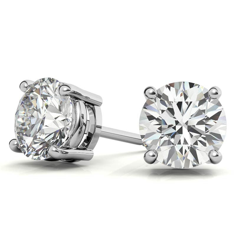 4.00 CTW Lab-Grown Diamond Stud Earrings in 14K Gold
