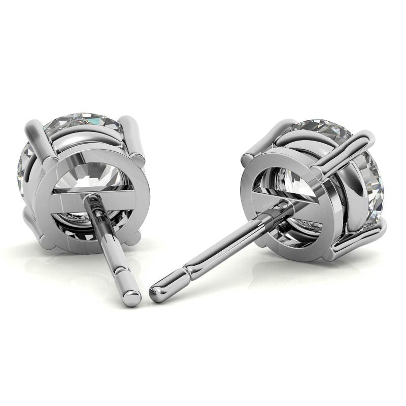 4.00 CTW Lab-Grown Diamond Stud Earrings in 14K Gold