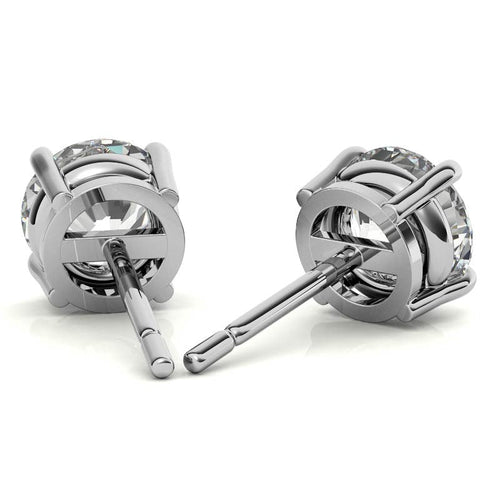 4.00 CTW Lab-Grown Diamond Stud Earrings in 14K Gold